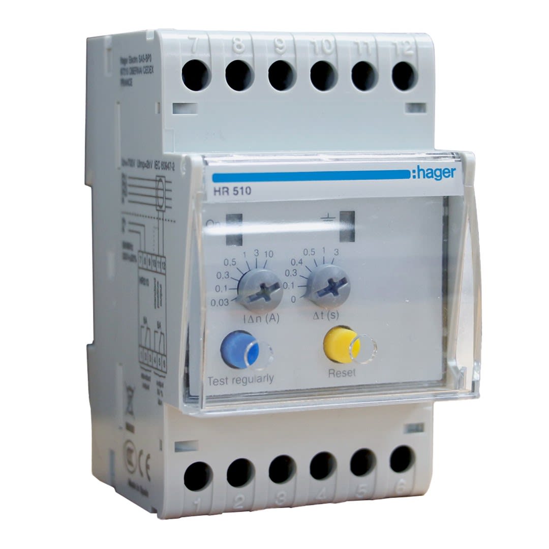 RELE DIFERENCIAL REGULABLE TEMPORIZADA 230V 50/60HZ. TIPO: A HI HAGER
