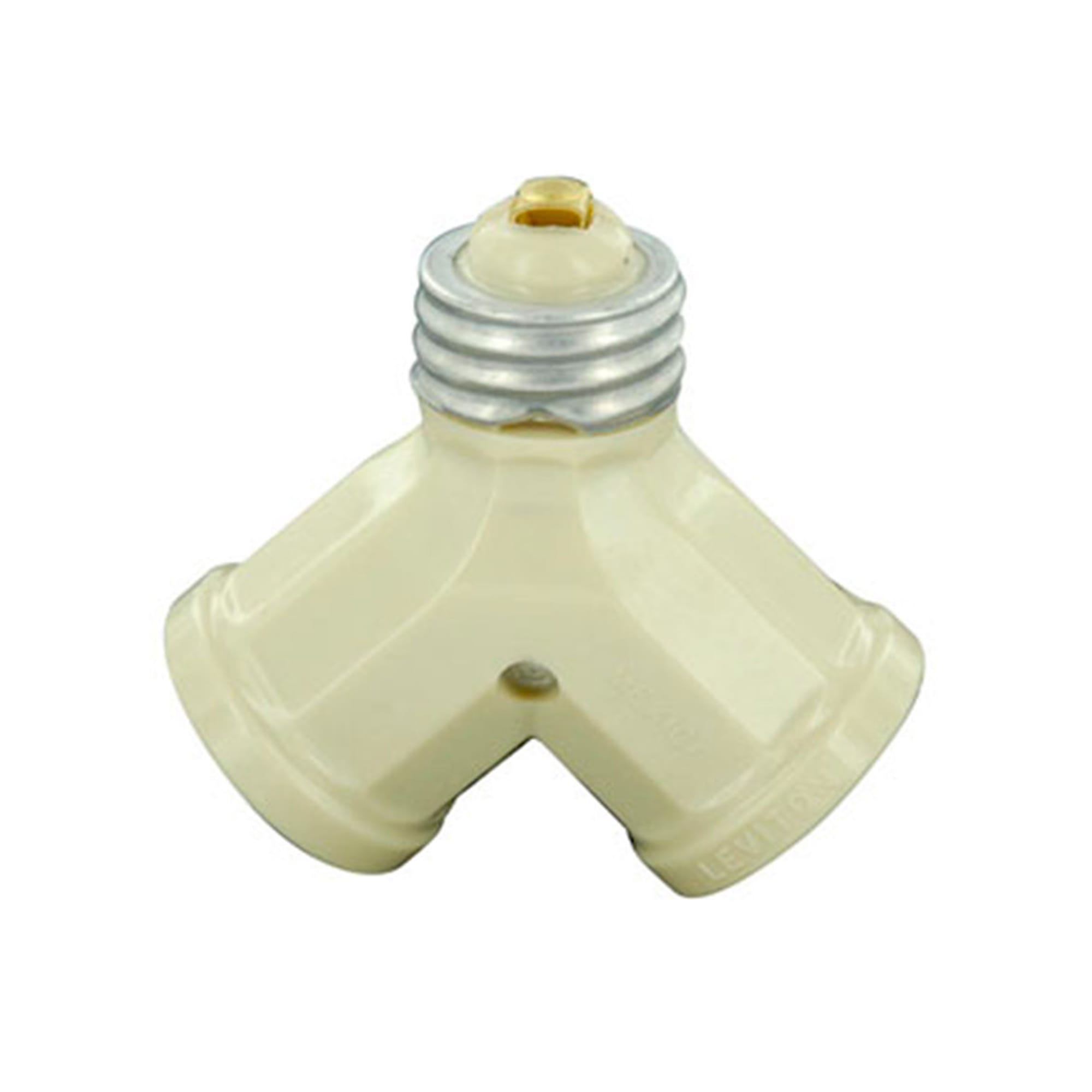 SOCKET E27 DOBLE BAQUELITA LEVITON1