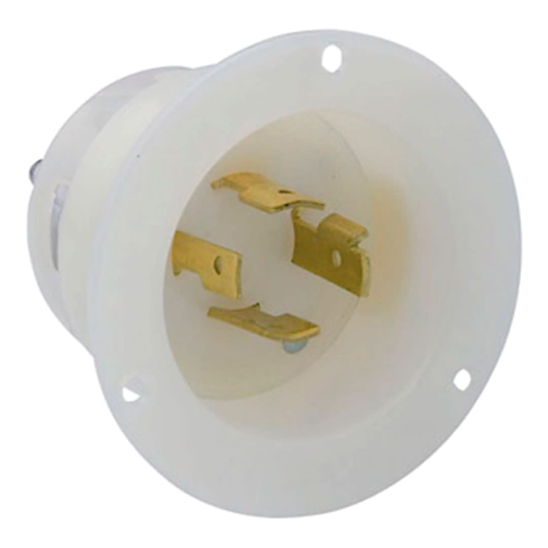 ENCHUFE EMPOTRABLE 3X20A 250V L14-20P CON SEGURO LEVITON