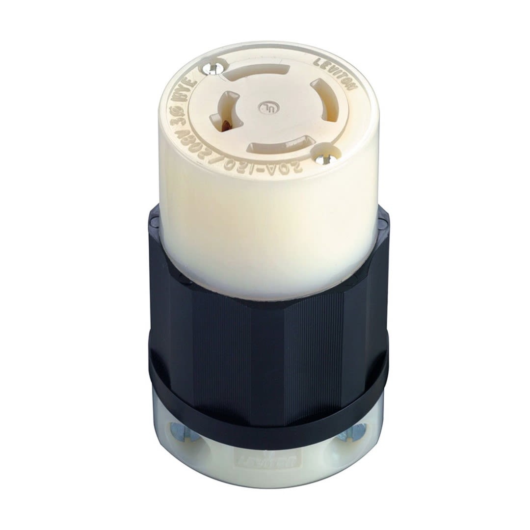 CONECTOR 3X20A L/T 250V NO NEMA L/T CON SEGURO LEVITON
