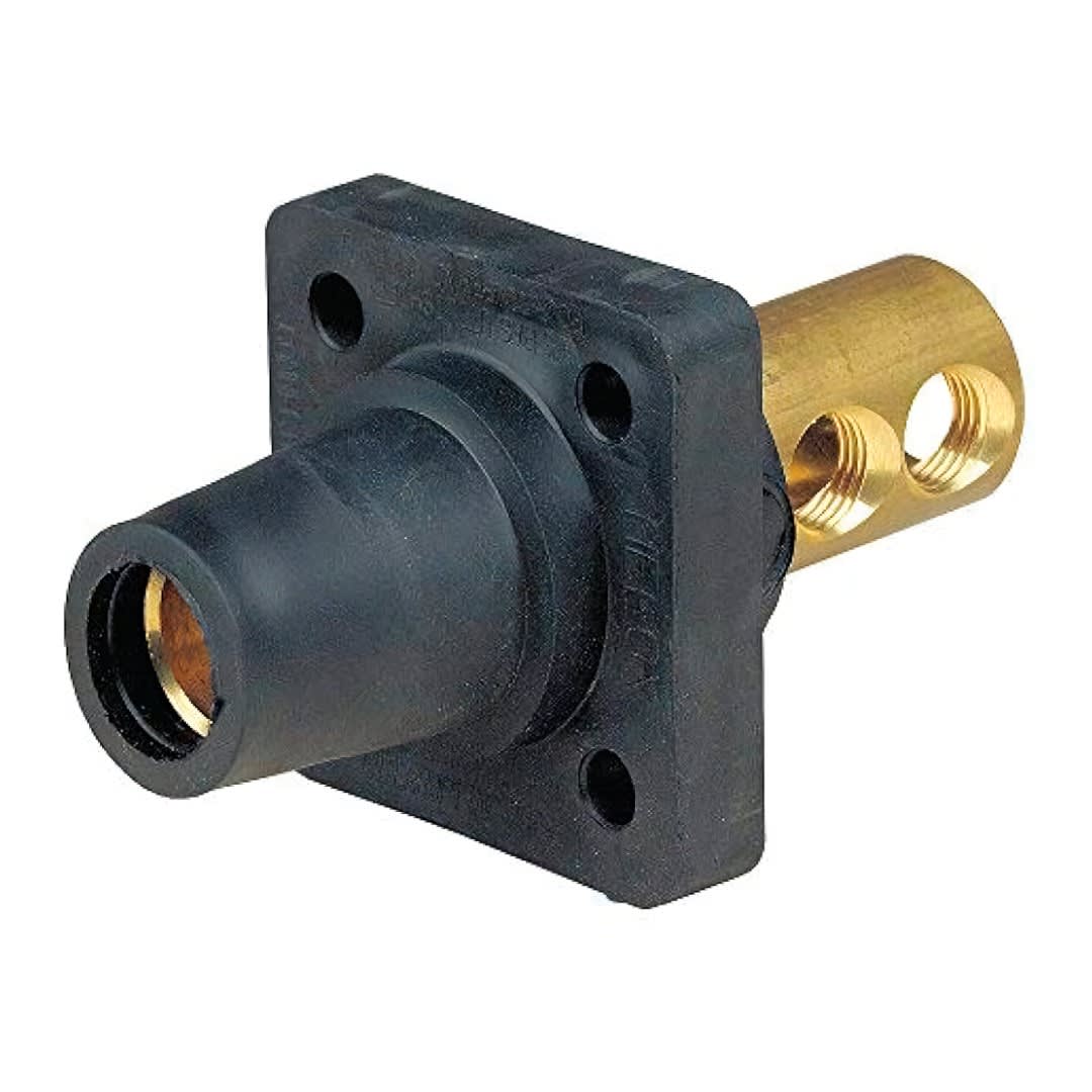 TOMA EMPOTRABLE CAM TYEE (FEMALE) 400A 600V C/2 EERNOS NEGRO CABLE:2/0-4/0 AWG (CAM LOCK) LEVITON