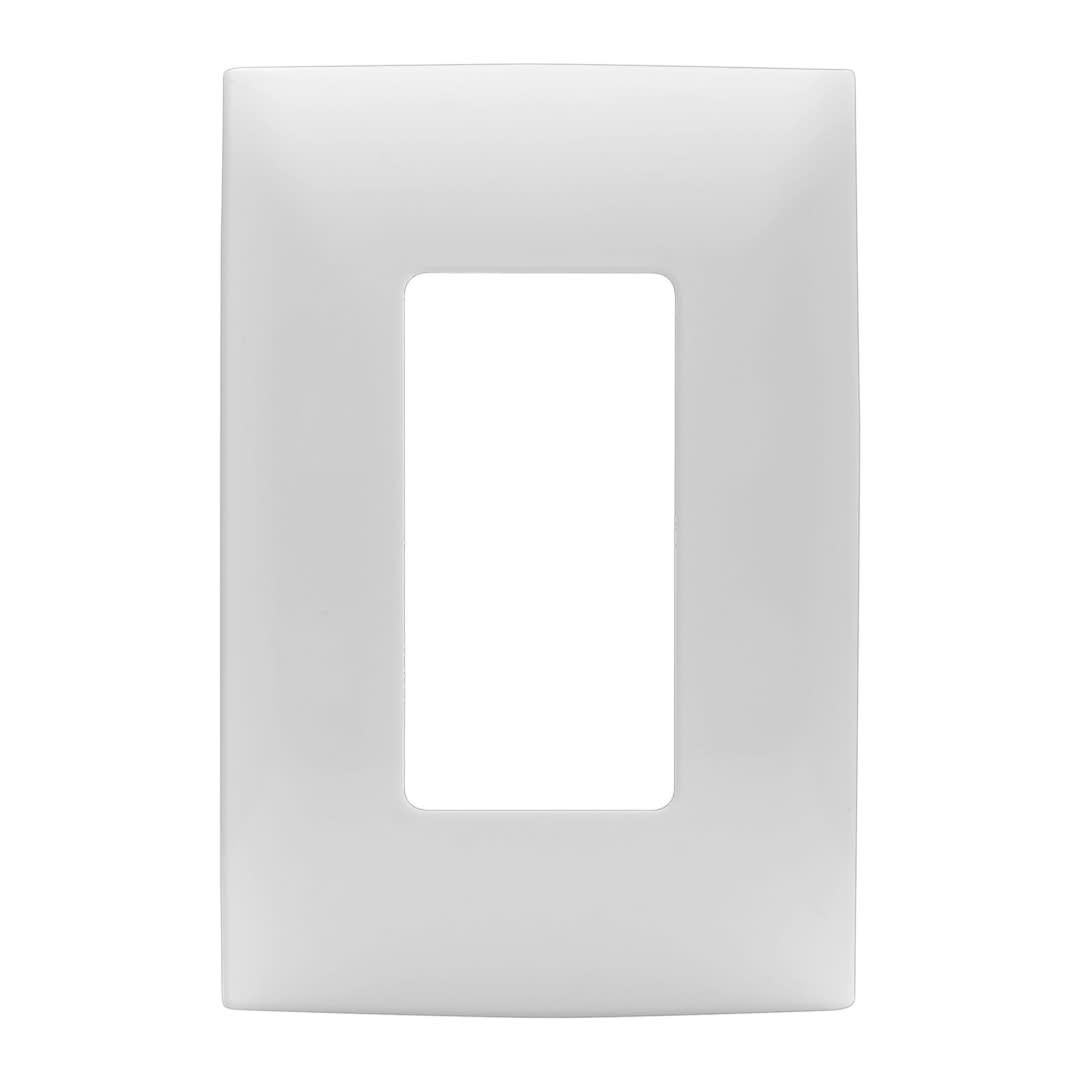 PLACA SIMPLE 3 MODULOS PARA TOMA UNIVERSAL GFCI CIEN BLANCA (5835-W) LEVITON