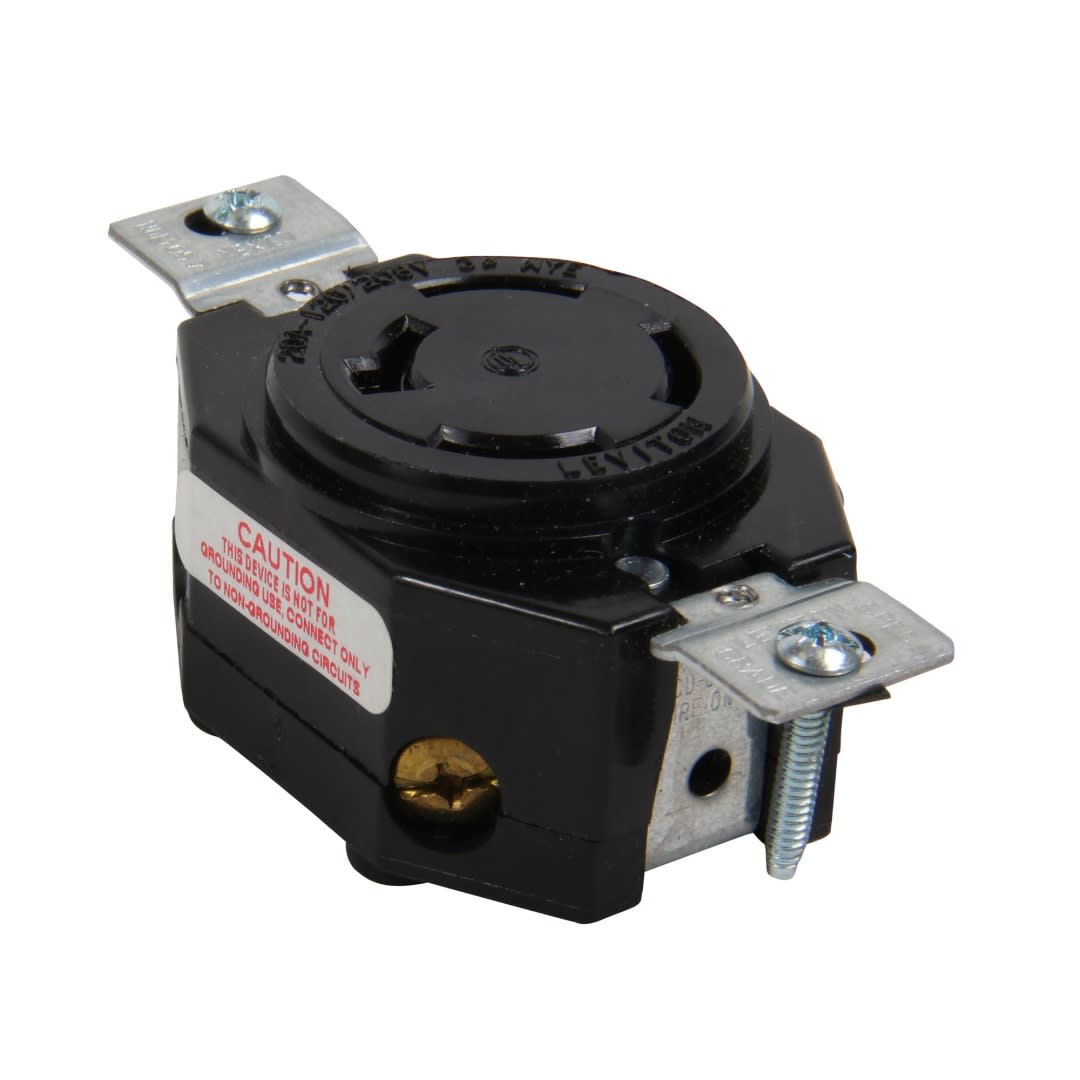 TOMA EMPOTRAR 3X20A 250V SEGURO NO NEMA LEVITON