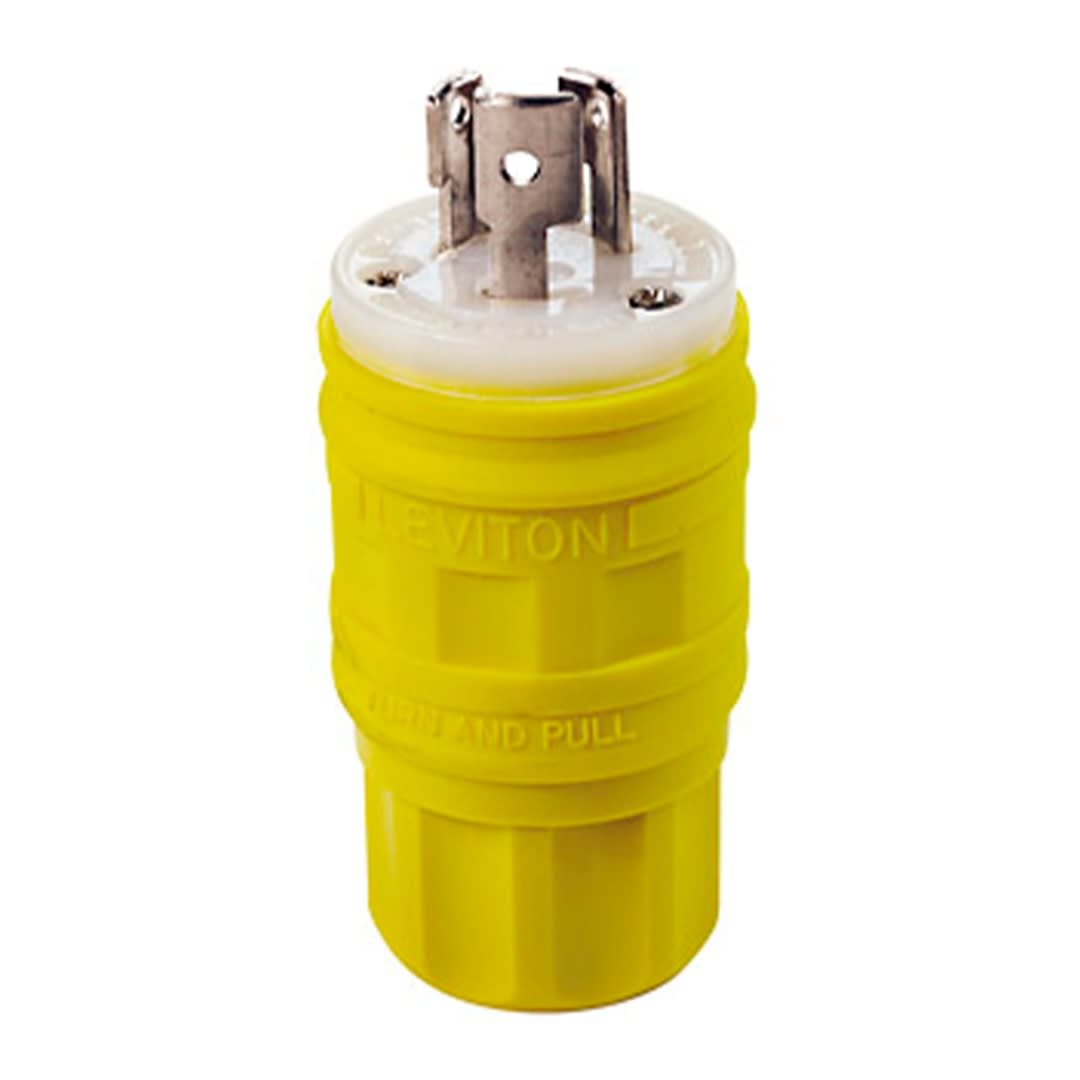 ENCHUFE 2X15 250V L6 C/SEGURO P/AGUA WETGUARD LEVITON1
