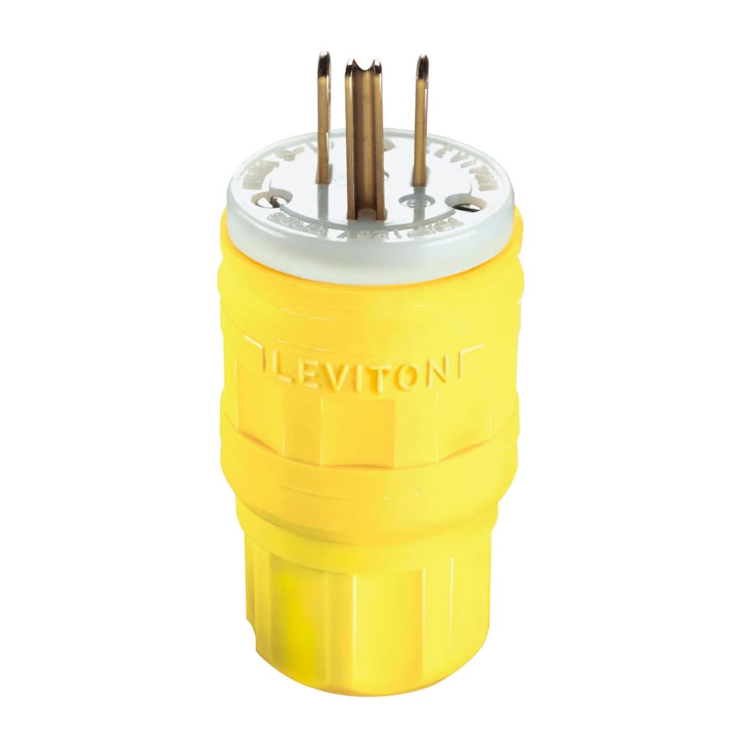 ENCHUFE 2X20A 250V L/T A PRUEBA DE AGUA WETGUARD LEVITON1