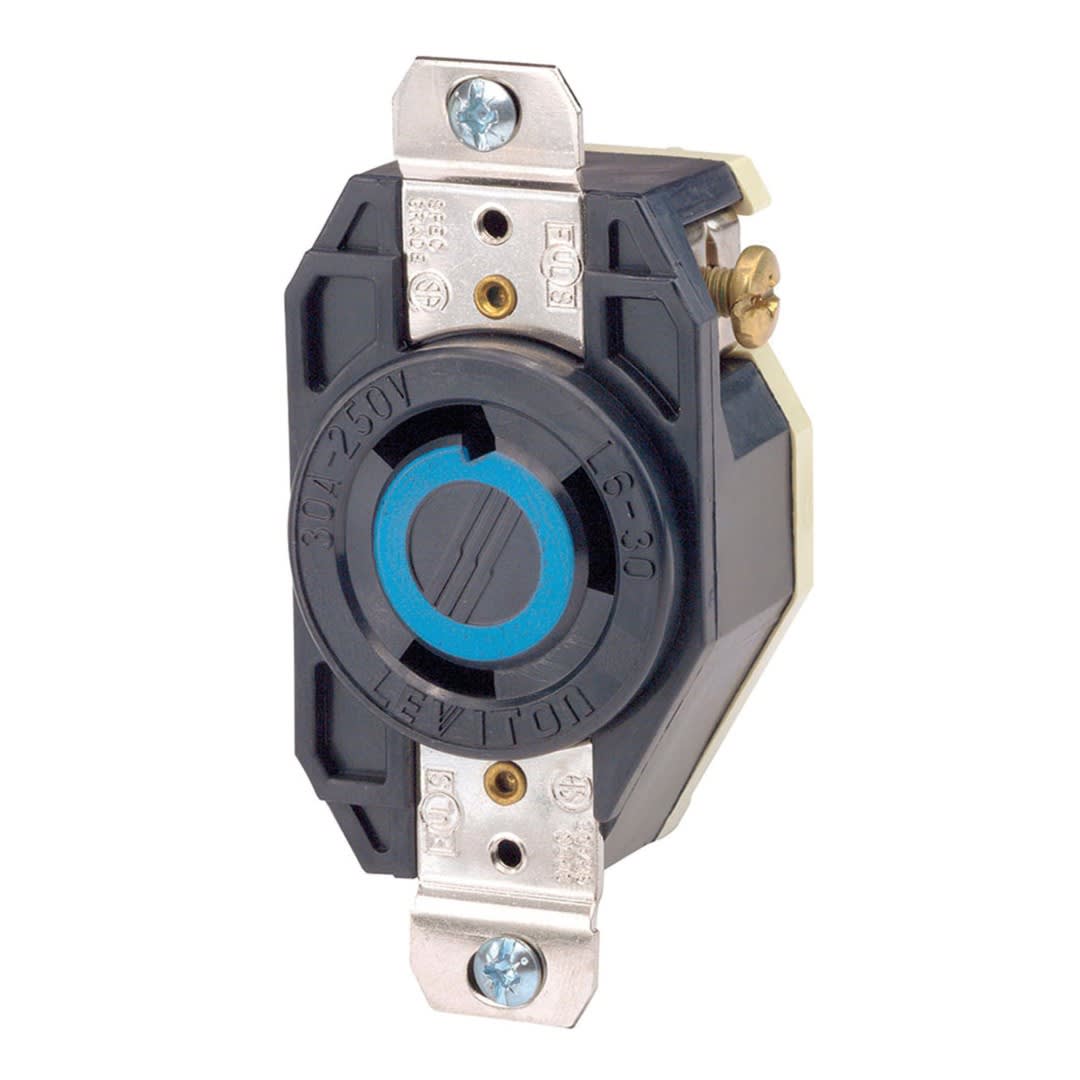 TOMA EMPOTRAR 2X30A 125V L5 C/SEGURO LEVITON1