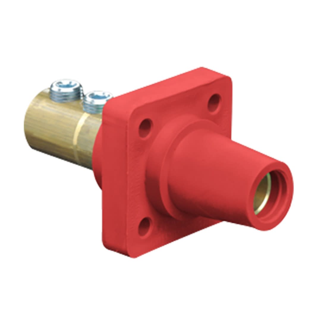TOMA EMPOTRABLE CAM TYEE (FEMALE) 400A 600V C/2 EERNOS ROJO CABLE:2/0-4/0 AWG (CAM LOCK) LEVITON1