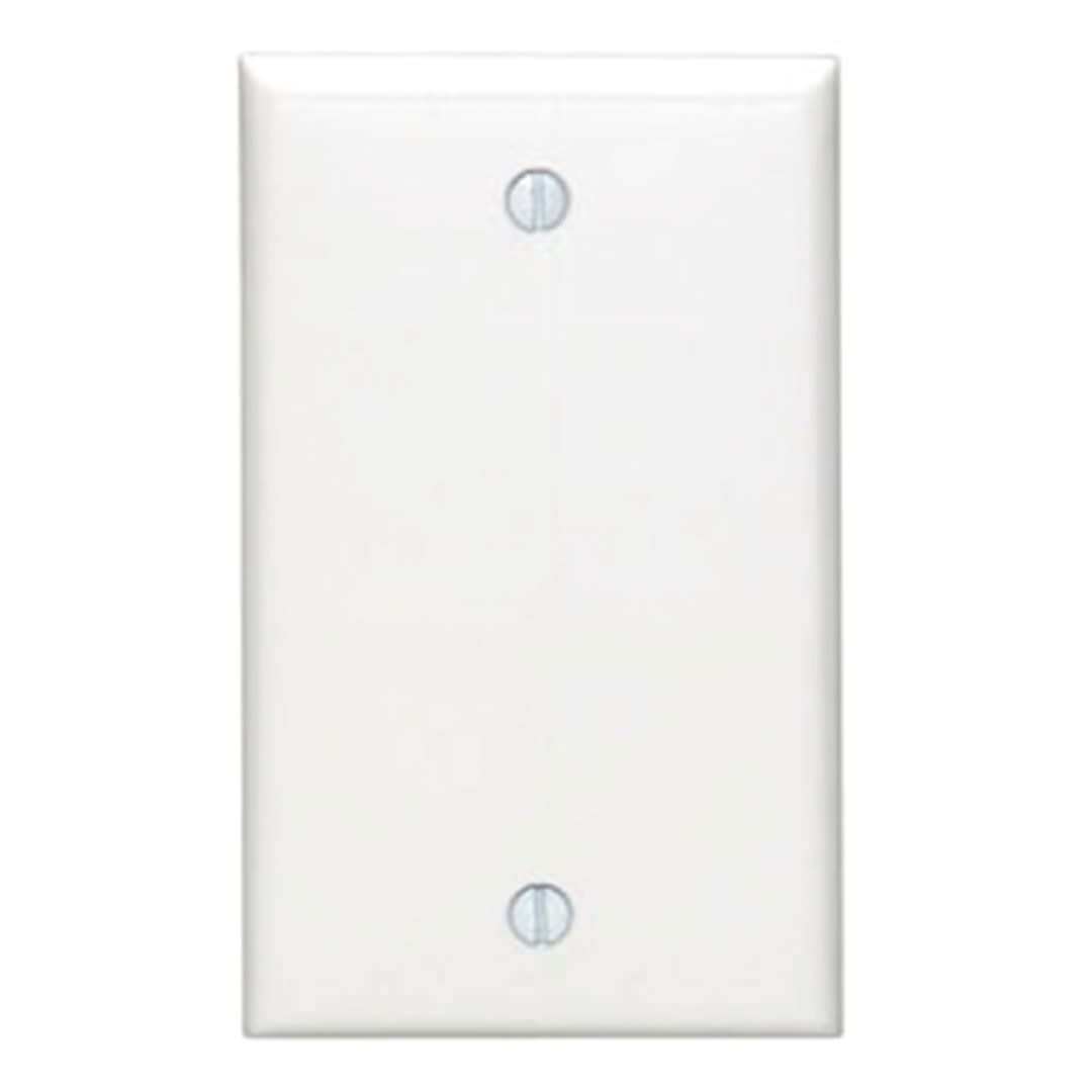 PLACA CIEGA NYLON BLANCO LEVITON1