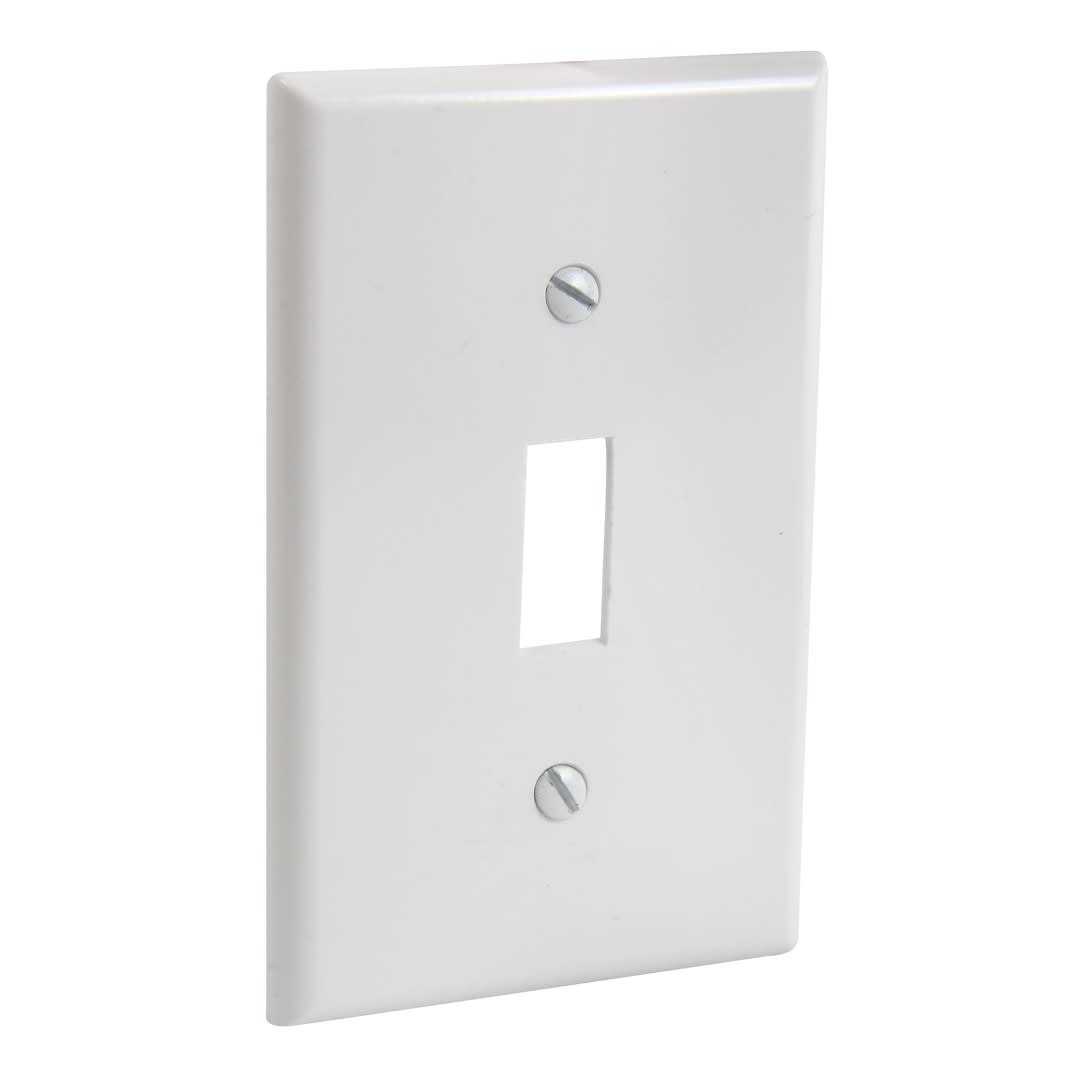 PLACA SIMPLE P/INTERUPTOR BAQUELITA BLANCA LEVITON