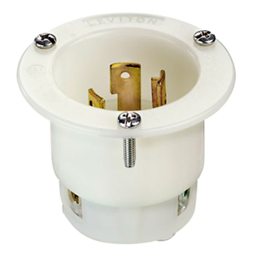 ENCHUFE EMPOTRABLE 2X30A 250V L6-30P CON SEGURO LEVITON1