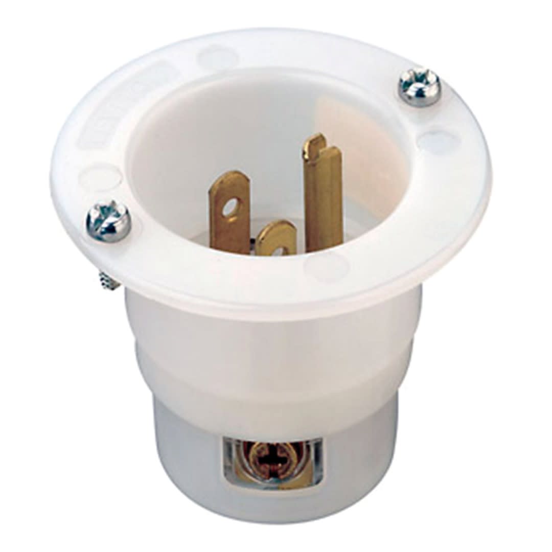 ENCHUFE EMPOTRABLE 15A 125V L/T ESEECIAL BLANCO LEVITON