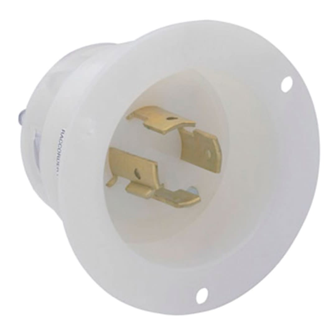 ENCHUFE EMPOTRABLE 3X20A 250V L15-20P CON SEGURO LEVITON