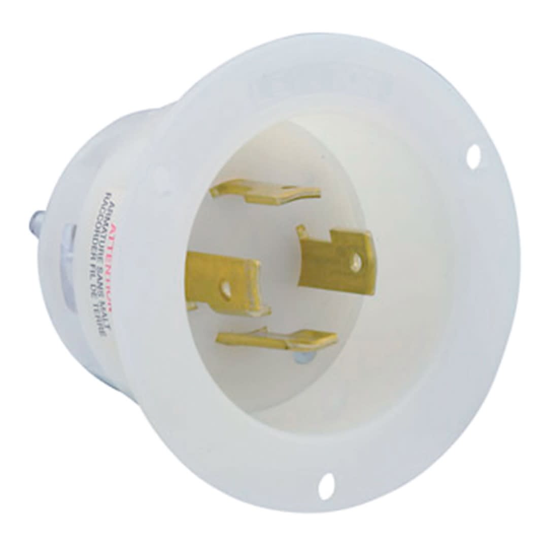 ENCHUFE EMPOTRABLE 3X30A 480V L16-30P CON SEGURO LEVITON