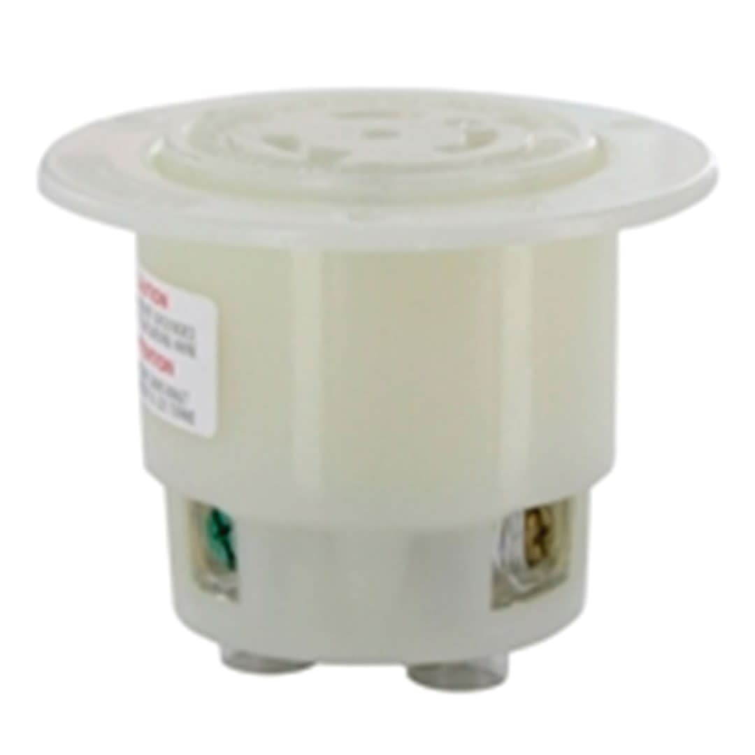 TOMA EMPOTRABLE 2X20A 250V L6 C/SEGURO LEVITON