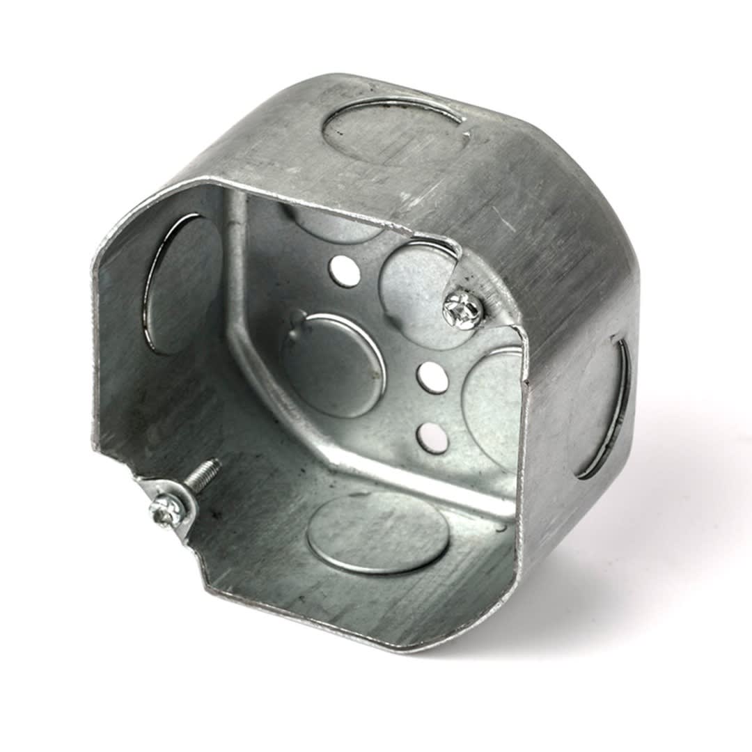 CAJA OCTOGONAL ACERO ESPESOR 1.2MM 1'' CON UL NAAVI CONDUIT1