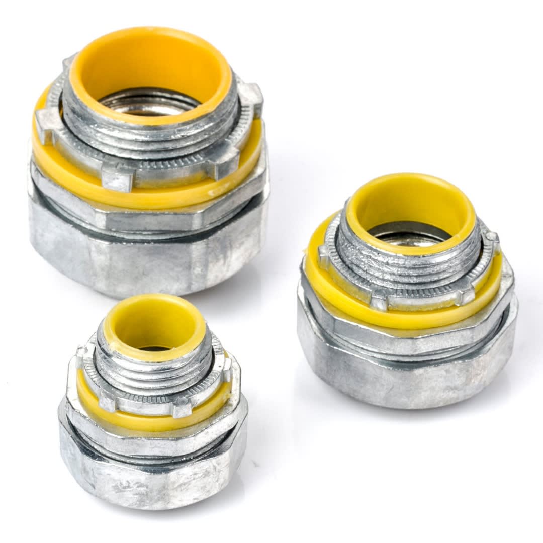 CONECTOR RECTO HERMETICO LIQUID TIGHT 4'' PARA T/FLEXIBLE PVC CON UL NAAVI CONDUIT