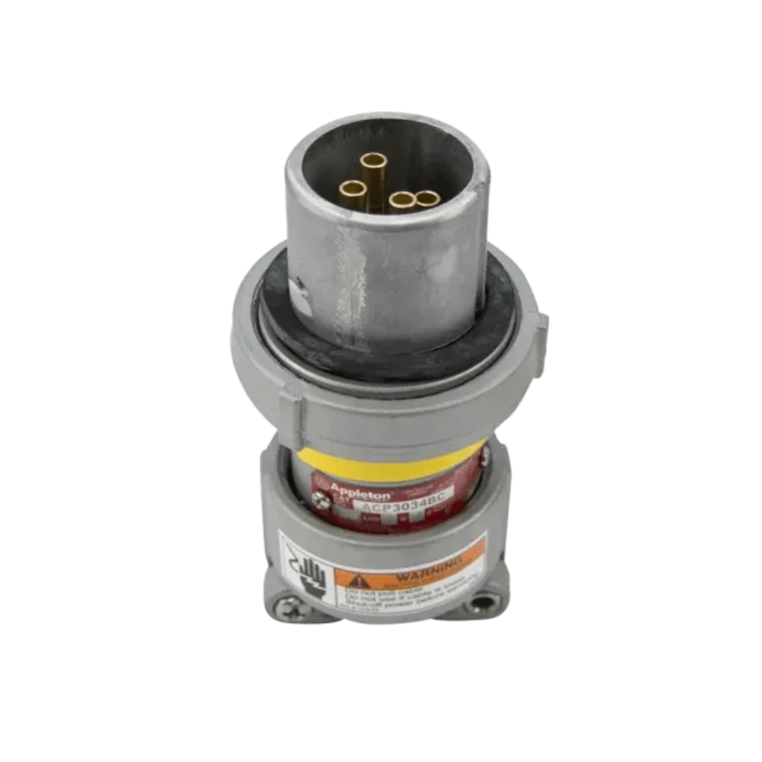 ENCHUFE INDUSTRIAL HEAVY DUTY 3X30A+T 600V NEMA 4X CL1 DIV1&2 CSA/UL APPLETON