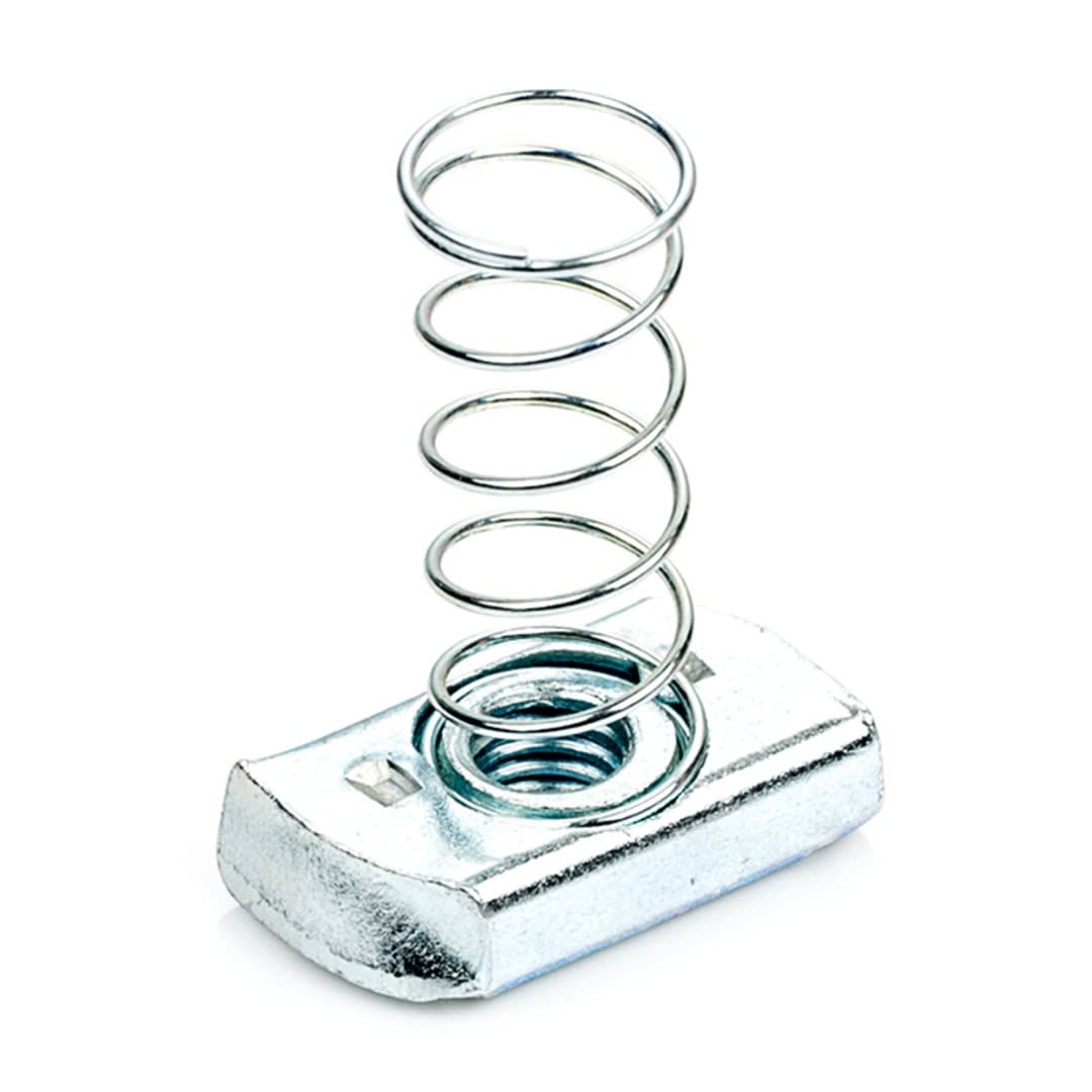 TUERCA DE RESORTE CORTO STRUT ACERO 3/8'' NAAVI CONDUIT