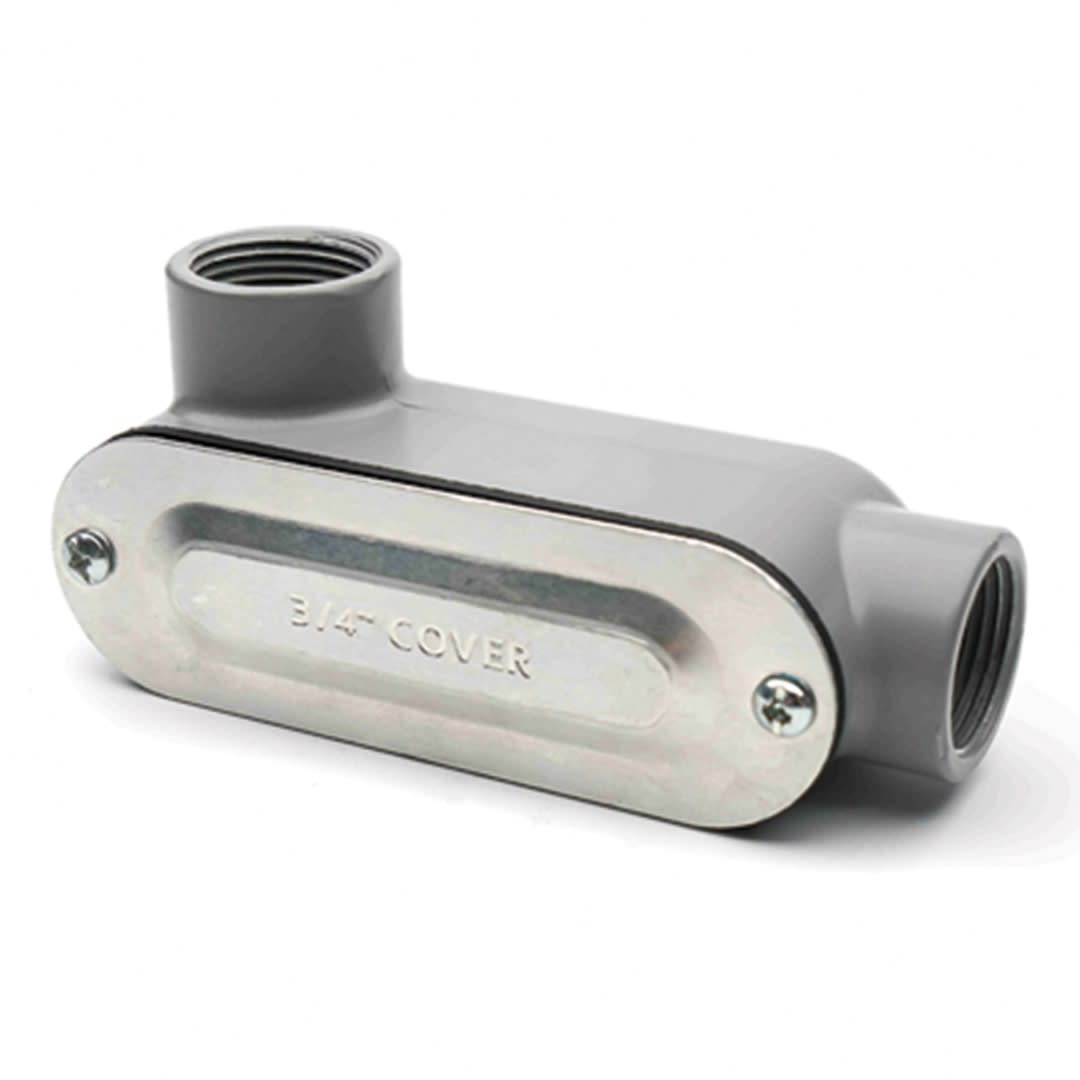 CAJA CONDULET TIPO LL 2'' FORM 35 DE ALUMINIO C/TAPA Y EMPAQUETADURA NAAVI CONDUIT