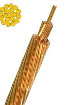 CABLES DE COBRE DESNUDO TEMPLE BLANDO 4AWG 7A CELSA1