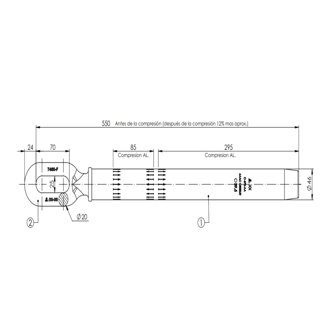 GRAPAS DE ANILLA FINAL MODELO CF-470-AA AAAC GREELEY 12143 ARAGCU AT
