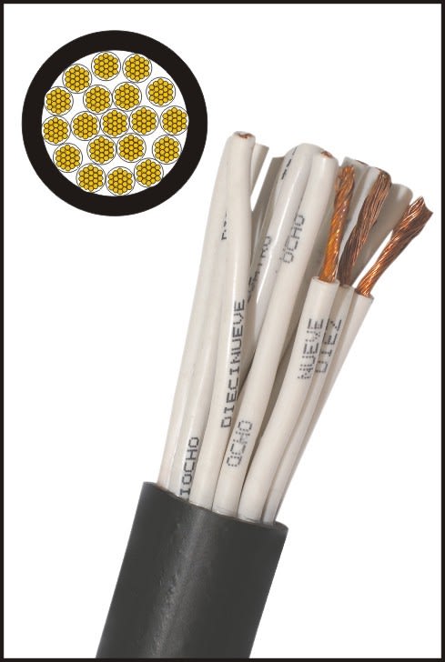 CABLES FLEXIBLE CONTROL 0,6/1 (1,2)KV N2XY 3x1,5MM CELSA