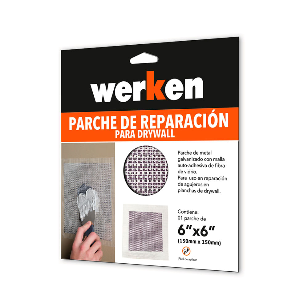 PARCHE DE REPARACION PARA DRYWALL 6