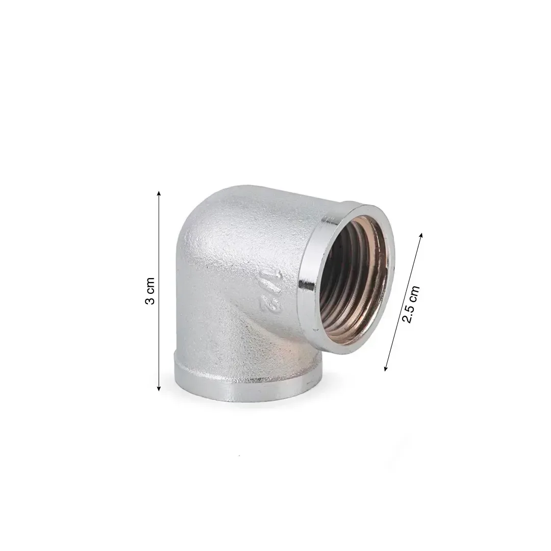 CODO BRONCE CROMADO 1/2'' X 90° WERKEN2