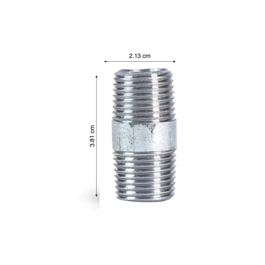 NIPLE DE FIERRO GALVANIZADO 1/2'' X 11/2'' WERKEN2