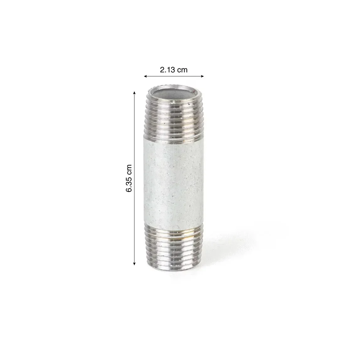 NIPLE DE FIERRO GALVANIZADO 1/2'' X 2 1/2'' WERKEN2