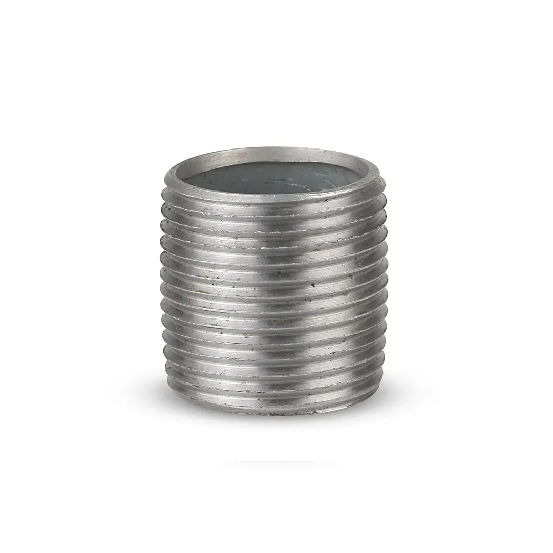 NIPLE GALVANIZADO 3/4'' X 1'' FIERRO GALVANIZADO ENROSCADO PLATA WERKEN