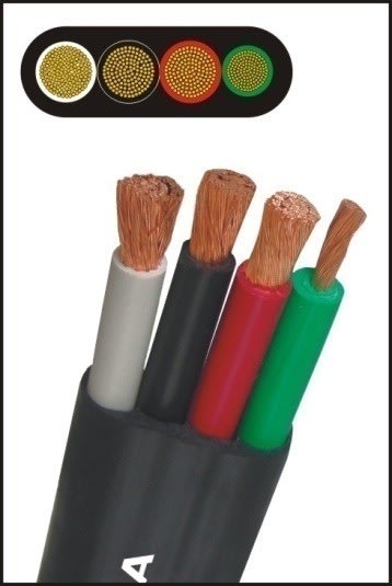 CABLES FLEXIBLE PLANO 0,6/1 (1,2)KV (PVC-GT) 4x35MM CELSA1