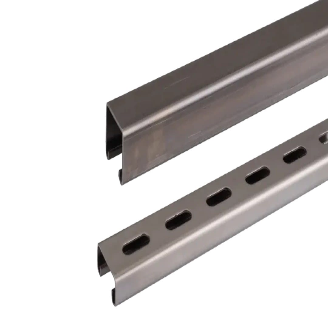 CANAL STRUT ALTO RANURADO ACERO 1-5/8''X1-5/8''X10FT E:2.6MM SS304 PRODUIT