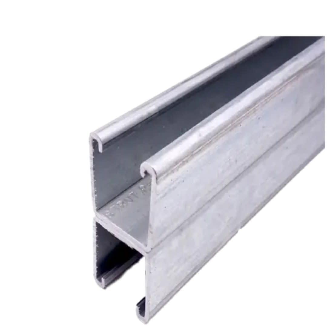 CANAL STRUT DOBLE ALTO LISO ACERO 1-5/8''X3-1/4''X10FT E:2.6MM HDG PRODUIT1