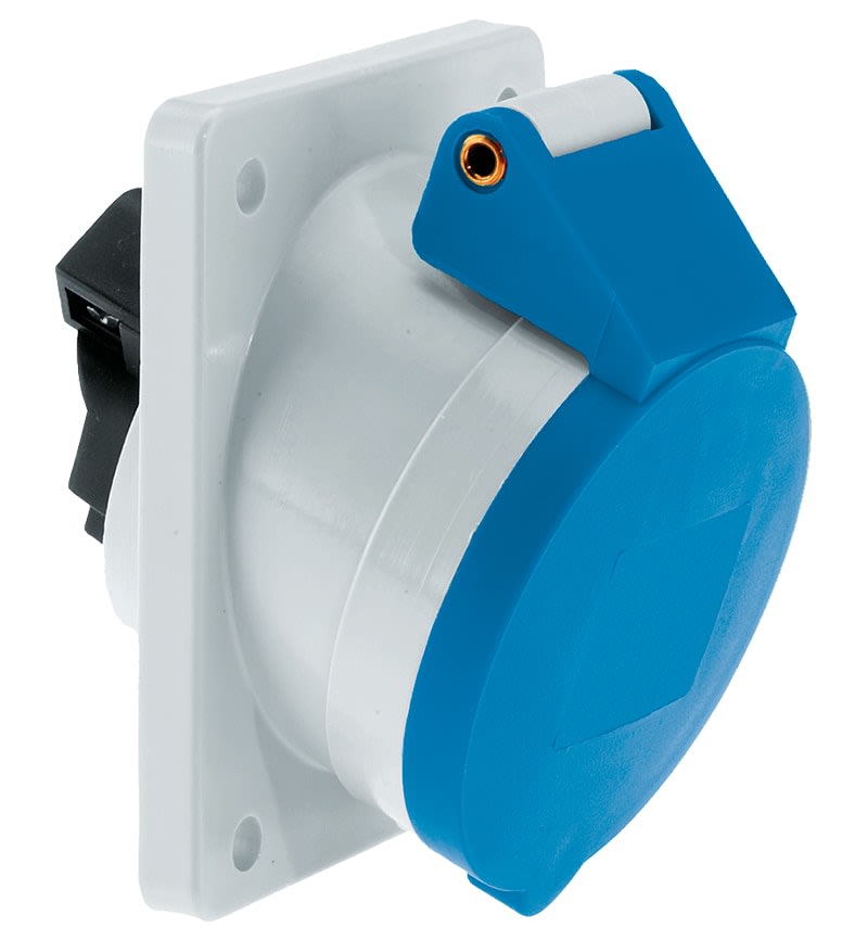 TOMA EMPOTRABLE 32A 3P+T 250V AZUL 9H IP44 12325 BALS