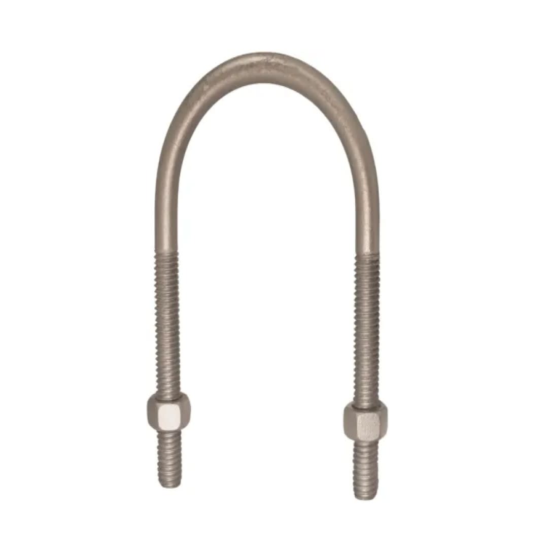 ABRAZADERA U-BOLT C/TUERCAS ACERO 1-1/2''X5/16'' HDG UL SCI