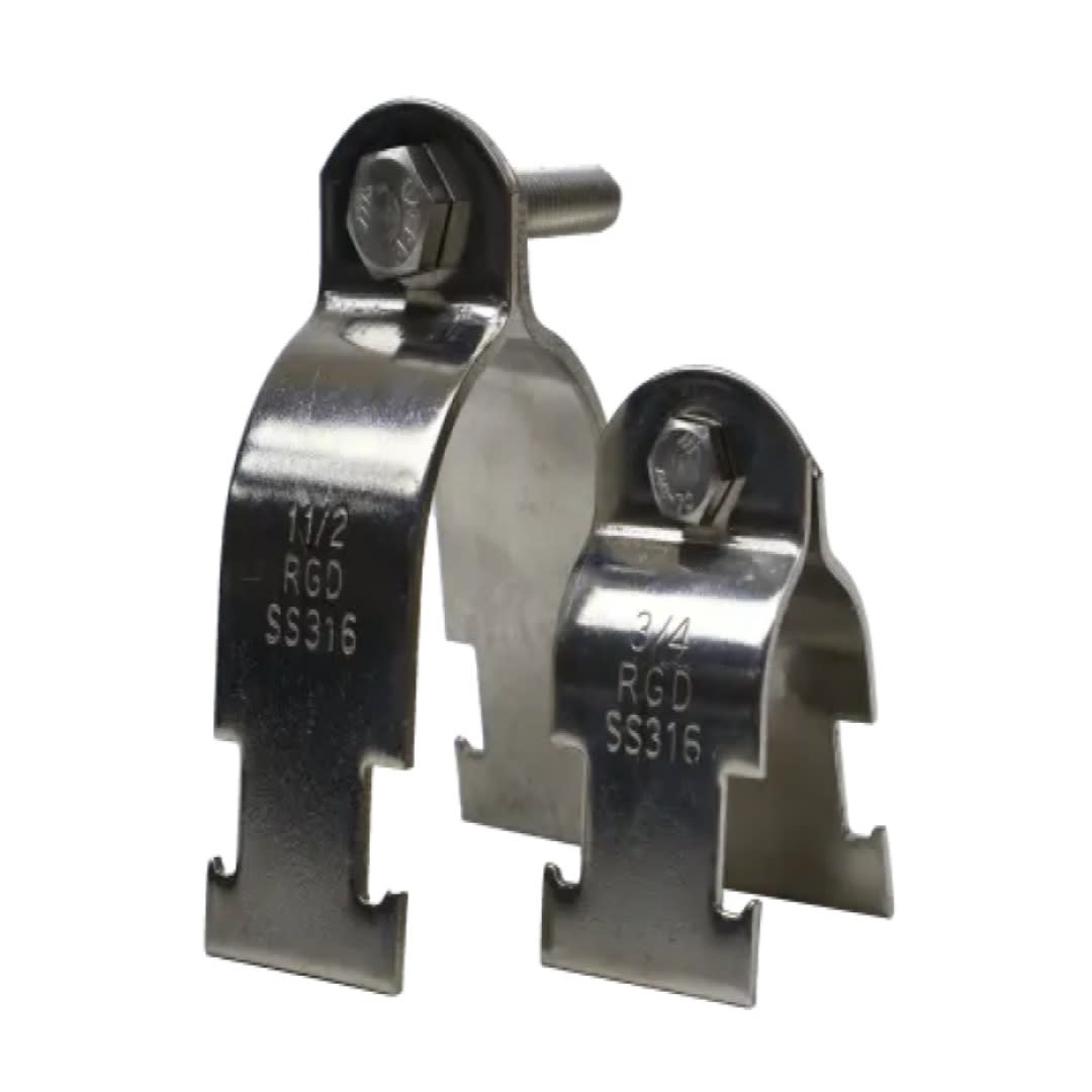 ABRAZADERA STRUT DE ACERO RIGIDO 3'' SS316 UL PRODUIT