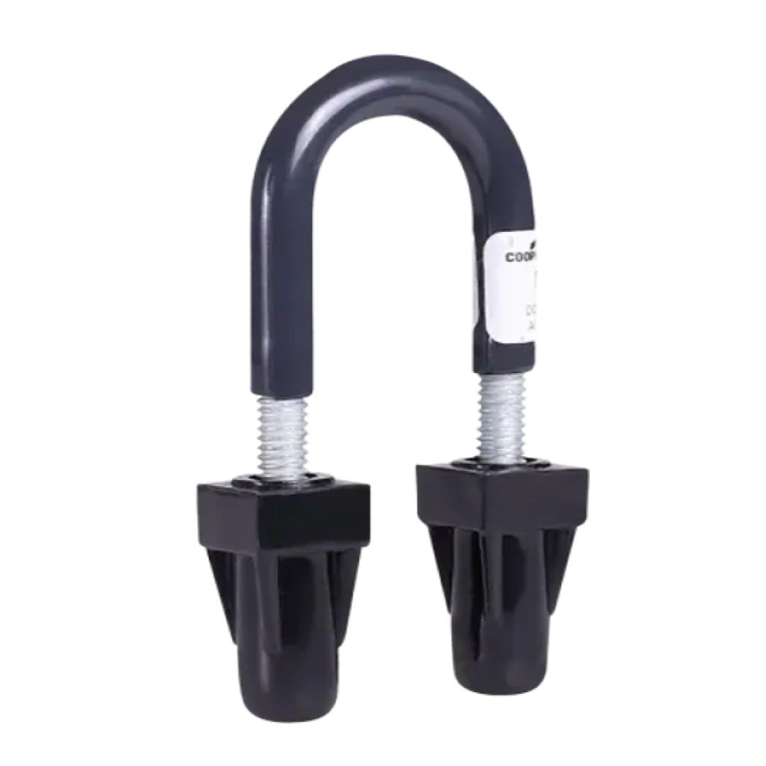 ABRAZADERA U-BOLT P/TUBO C/TUERCAS 3'' REVESTIDA DE PVC ETL DOMEX BOND ROJO