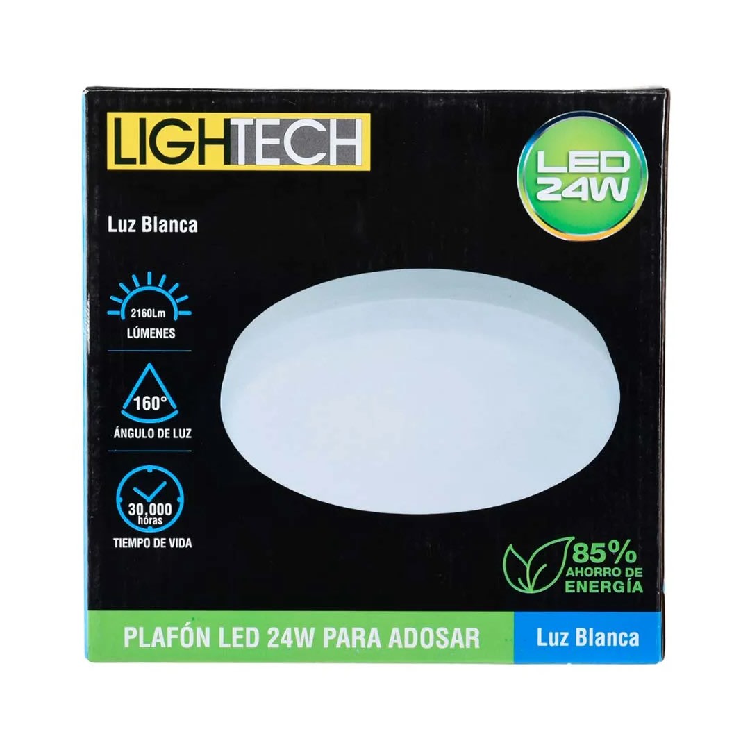 PLAFON LED HIELO 24W LUZ FRIA LIGHTECH2