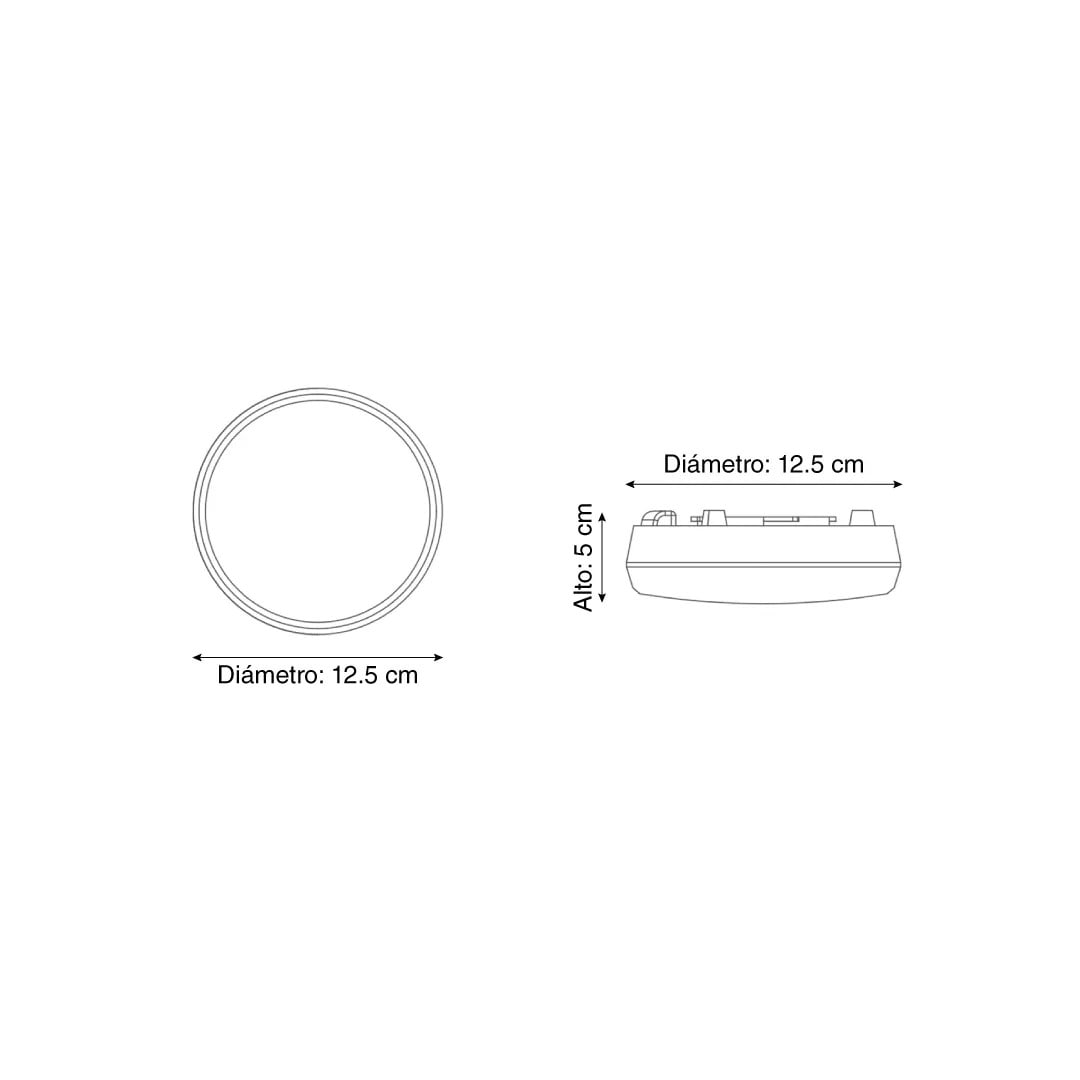 PLAFON HIELO 12W LED LUZ FRIA LIGHTECH2