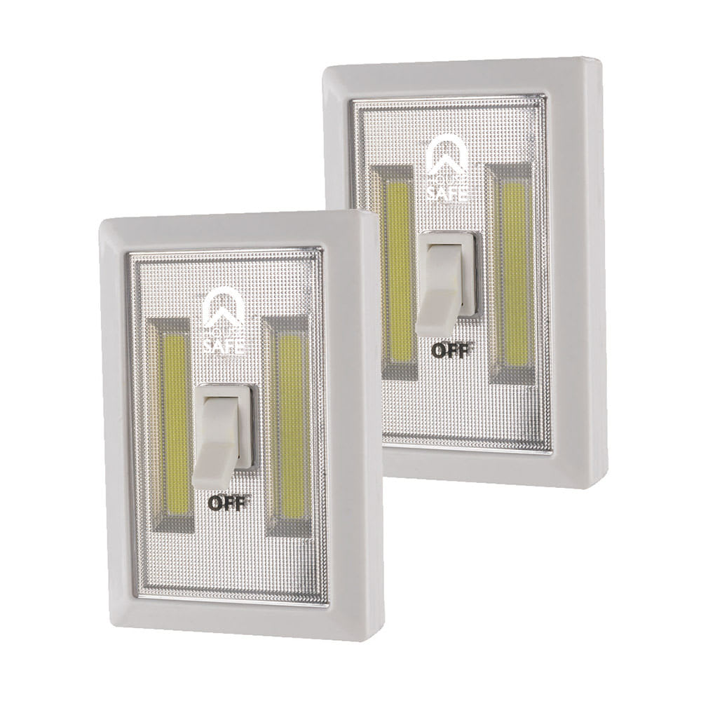 LAMPARA CON INTERRUPTOR BLANCO LED HOUSE SAFE