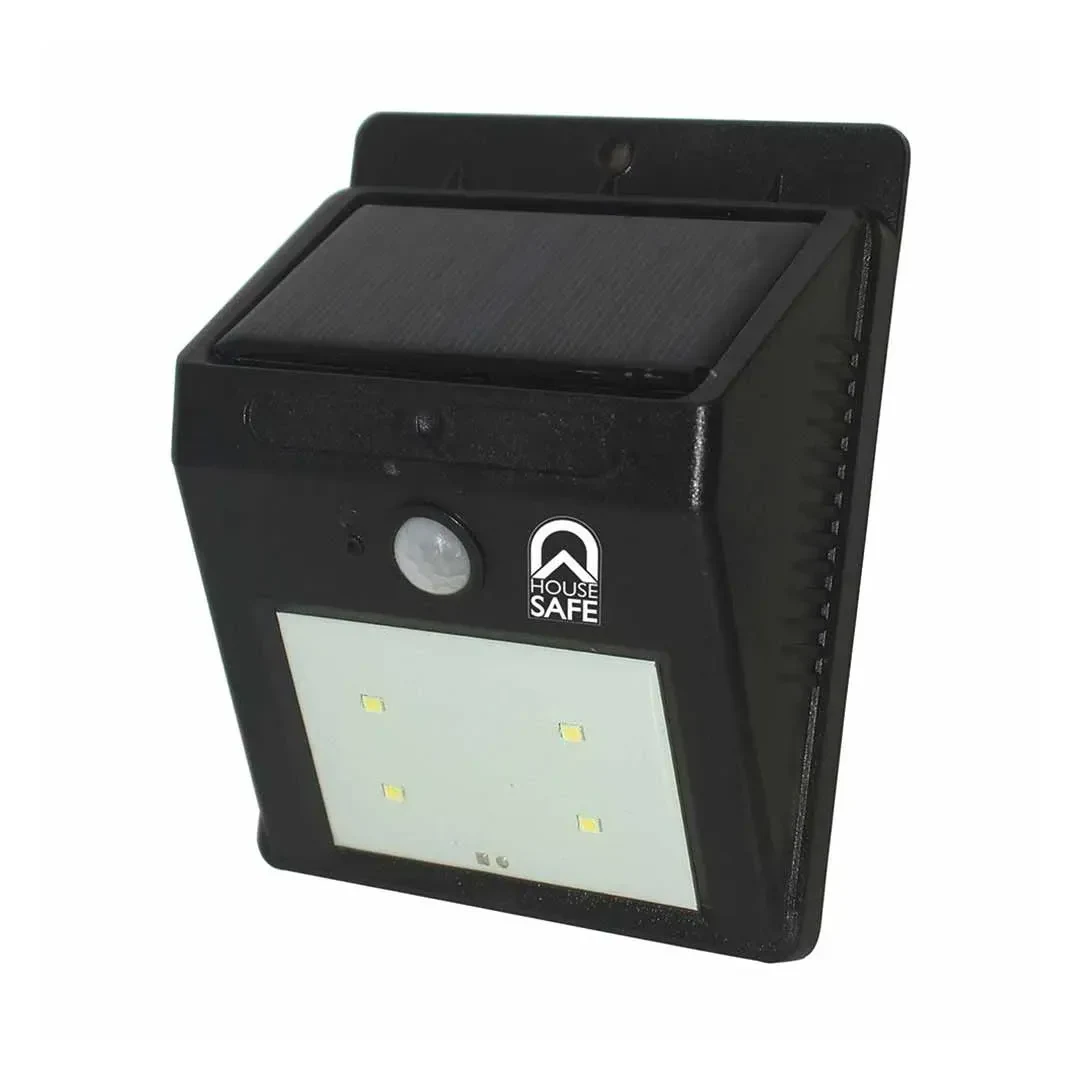 LAMPARA SOLAR LED CON SENSOR HOUSE SAFE