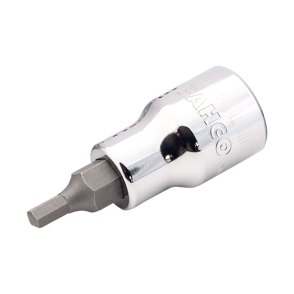 DADO DESTORNILLADOR HEXAGONAL 1/2'' ACERO CROMADO BAHCO