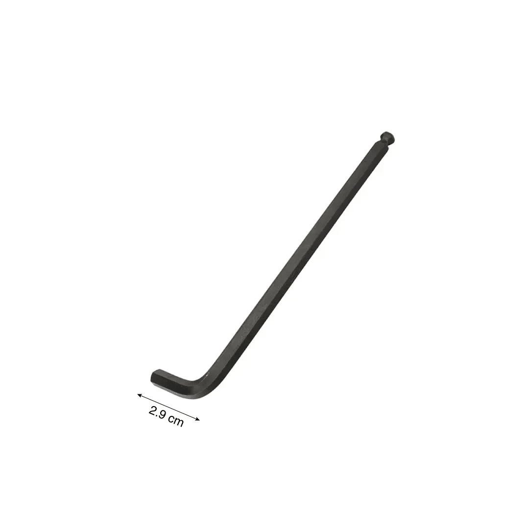 LLAVE HEXAGONAL PAVONADA LARGA 4MM BAHCO2