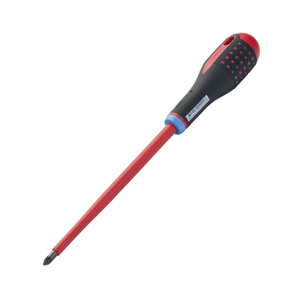 DESTORNILLADOR AISLADO AISL PTA 1000V 1 80MM NIQUELADO BAHCO