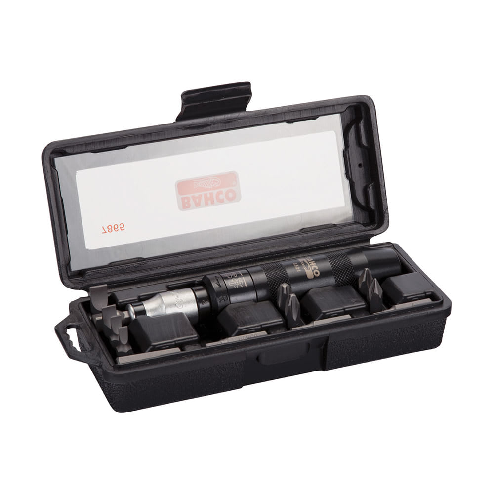 JUEGO DESTORNILLADOR GOLPE PARA TORNILLOS 15P BAHCO1