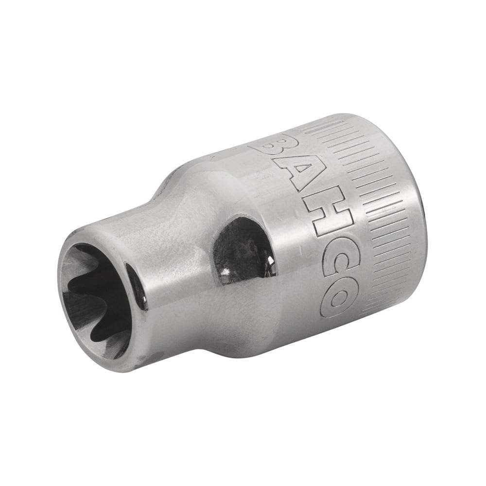 DADO TORX HEMBRA E8 DE ACERO PULIDO 1/2 BAHCO