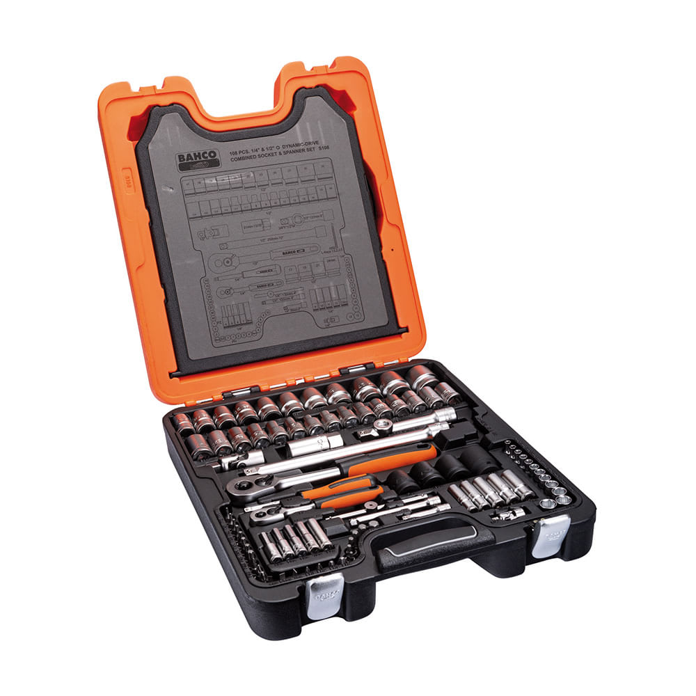 SET DADOS, LLAVES Y ACCESORIOS 108P BHCO