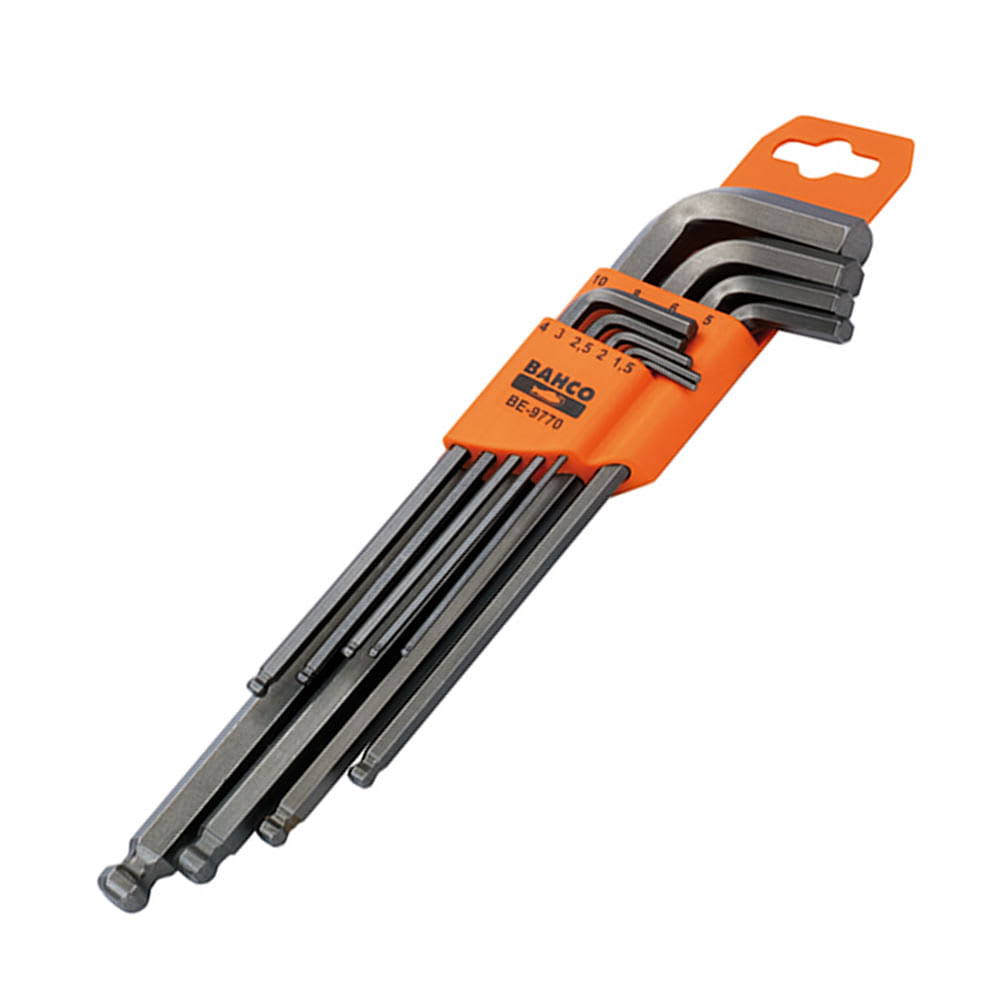 JUEGO LLAVES HEXAGONALMM 9P BAHCO1