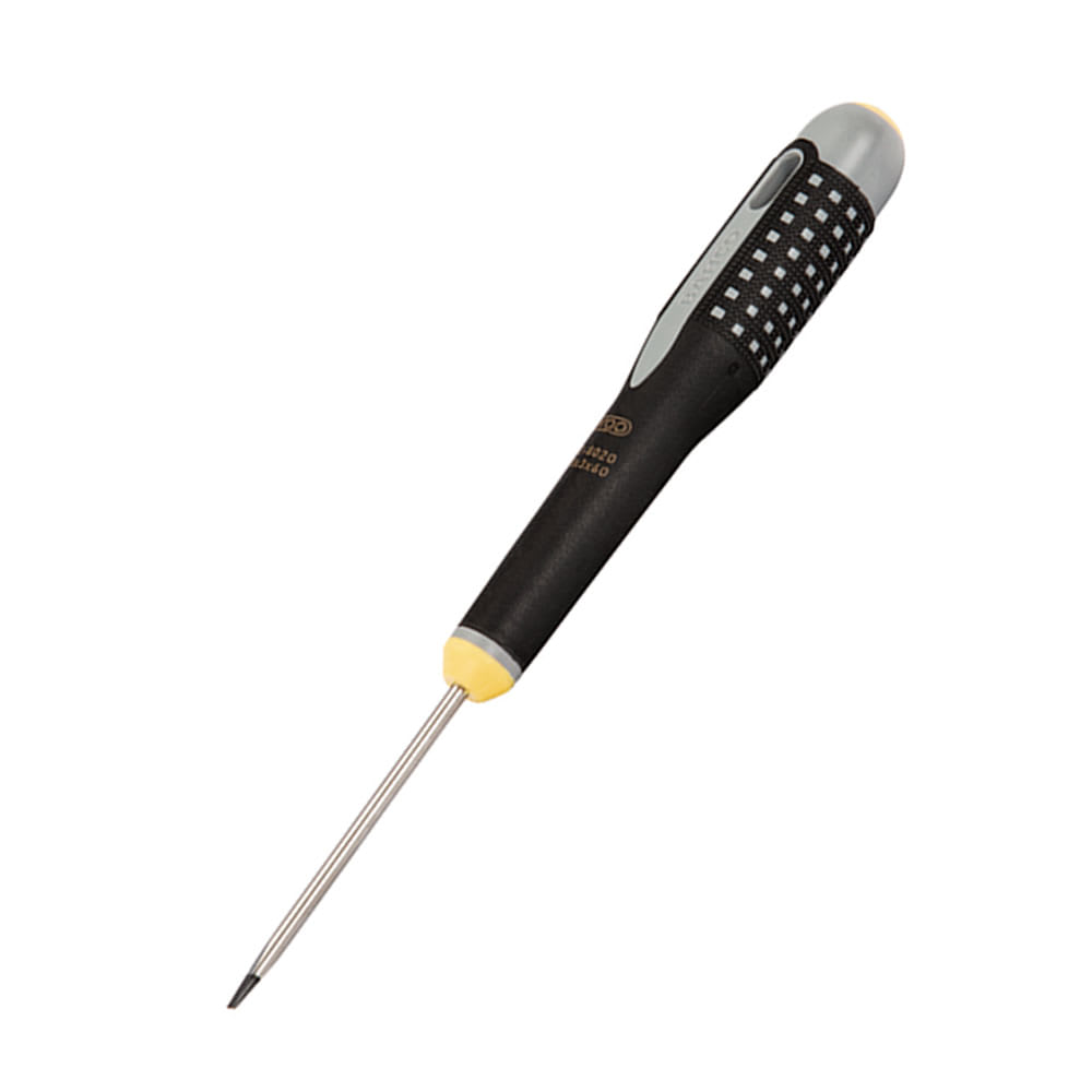 DESTORNILLADOR PLANO MODELO 61110200 DE ACERO PULIDO 10.0X200MM BAHCO